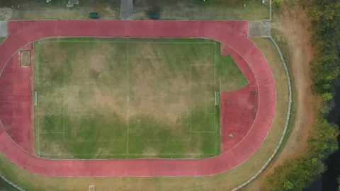 Athlete running along a horizontal track Stock Footage 139026725