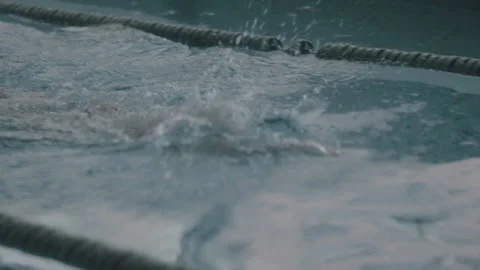 Athlete in a swimming pool Stock Footage 146177248