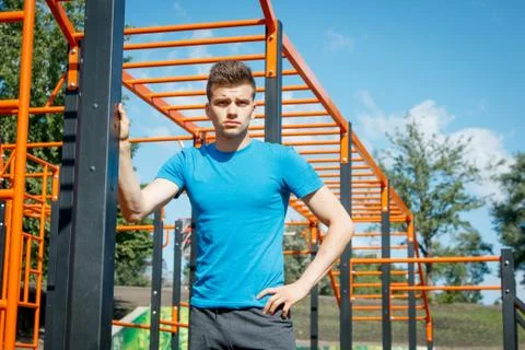 Athlete in training Stock Photos