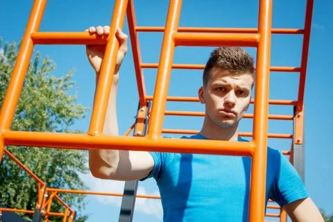 Athlete in training Stock Photos