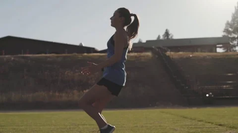 Athlete warming up before workout Stock Footage 78982726