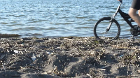 Athletes on bicycles Stock Footage 114657088