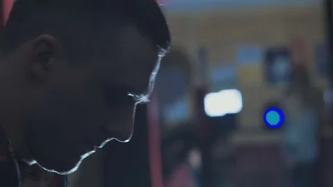 Athlete's face close up Stock Footage 77191364