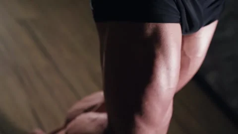 Athlete's legs Stock Footage 146690604