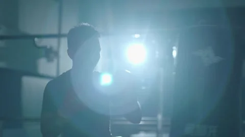 Athletes practicing boxing Stock Footage 270396489