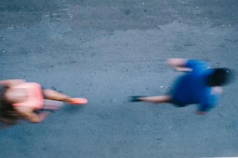 Athletes running Stock Photos