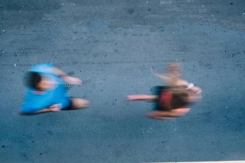 Athletes running Stock Photos