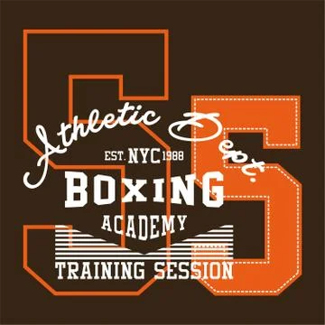 Athletic dept Stock Illustration