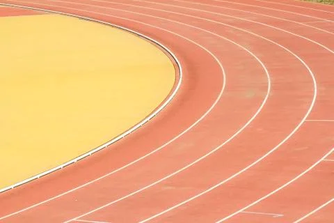 Athletic field road Stock Photos