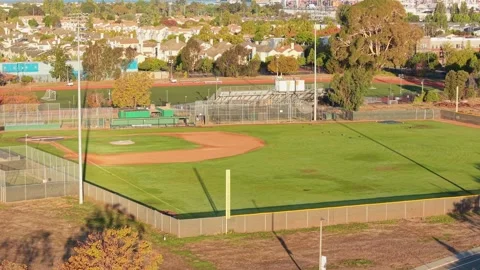The Athletic Fields of the College of Alameda  Stock Footage 319217495