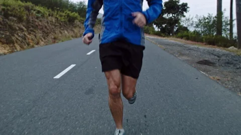 Athletic man exercising Stock Footage 53084639