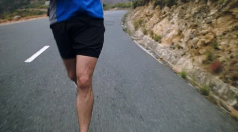 Athletic man exercising Stock Footage 53084891