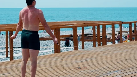 Athletic man Stock Footage 108098128