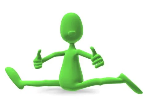 Athletic man Stock Illustration