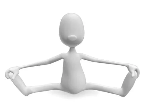 Athletic man Stock Illustration