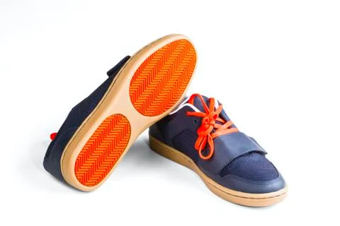 Athletic man's shoes Stock Photos