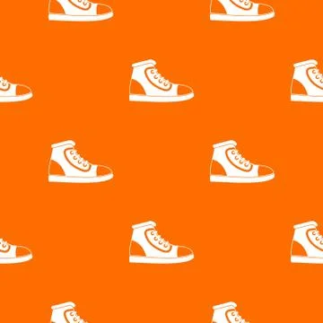 Athletic shoe pattern seamless Stock Illustration