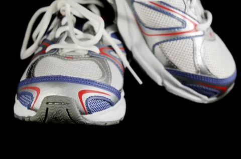 Athletic shoes Stock Photos