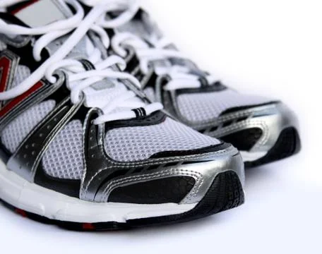 Athletic shoes Stock Photos