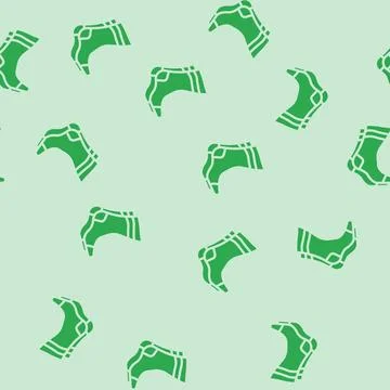 Athletic socks clothing glyph vector seamless pattern Stock Illustration