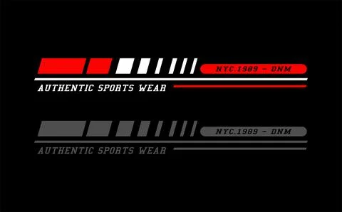 Athletic Sport vector typography for t-shirt. perfect for simple style Stock Illustration