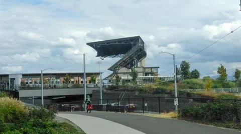 Athletic Stadium in Seattle Stock Photos