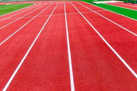 Athletic track Stock Photos