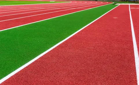 Athletic track Stock Photos