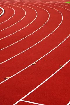 Athletic track Stock Photos