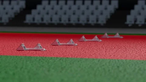 Athletics Background 2 Stock Footage 238794870