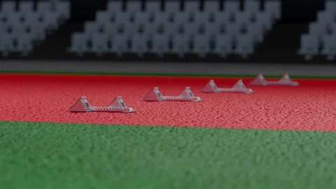 Athletics Background 3 Stock Footage 238794853