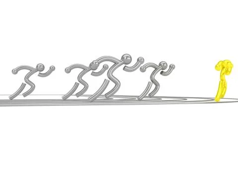 Athletics competition Illustrazione stock