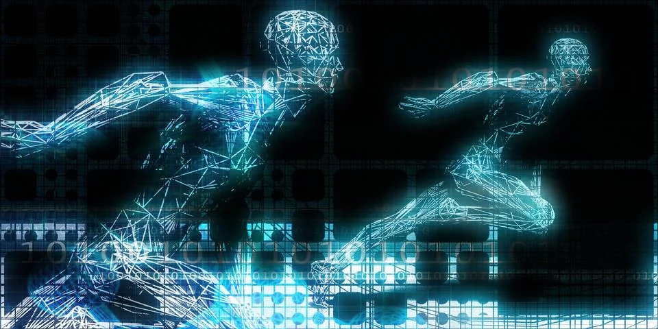 Athletics Technology Stock Illustration
