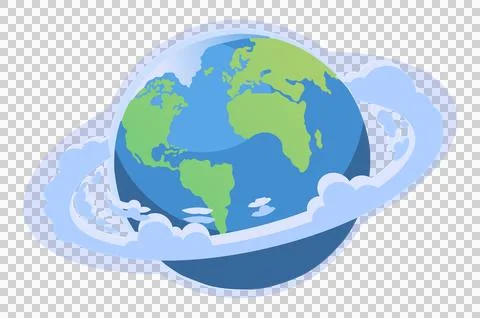 Athmosferic earth Stock Illustration