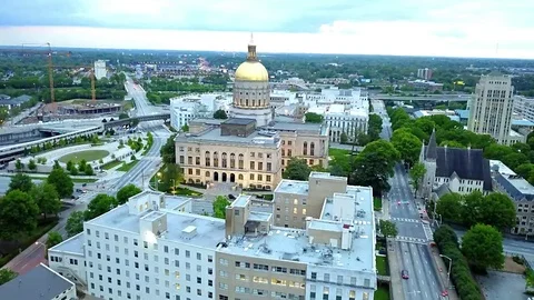 Atl Downtown Pull forward 스톡 동영상 88973728