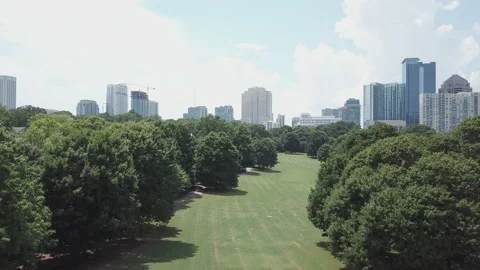 ATL Park to Midtown Stockbeeldmateriaal 137687335