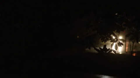 ATL RAIN HEADLIGHTS Video stock 306379595