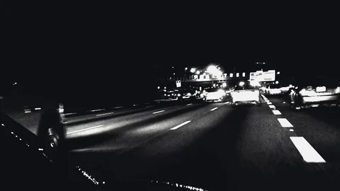 Atl timelapse close enhanced BW 스톡 동영상 89403918