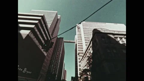 ATLANTA - 1970 - A montage of entertainment, businesses, sports and travel Stock Footage 254181021