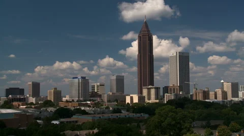 Atlanta Cityscape time lapse Video stock 41920375
