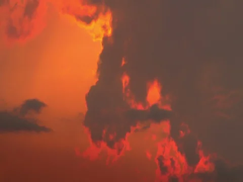 Atlanta Cloud time lapse just after Sunset Stock Footage 77801453