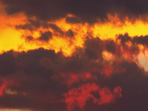 Atlanta Cloud time lapse just after Sunset Stock Footage 77802442