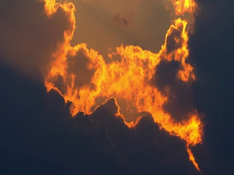 Atlanta Cloud time lapse just after Sunset Video stock 78053087