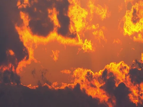 Atlanta Cloud time lapse just after Sunset Video stock 78054210