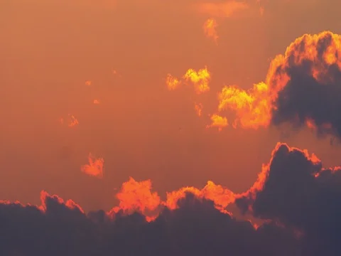 Atlanta Cloud time lapse just after Sunset Stock Footage 78080272