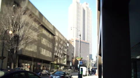 Atlanta Downtown Timelapse Stock Footage 64390474