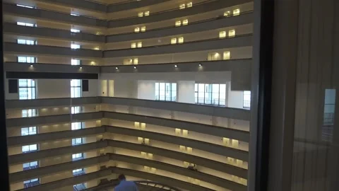 Atlanta Elevator B-Roll Stock Footage 161421821