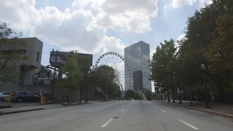 Atlanta Ferris Wheel Stock Footage 118465400