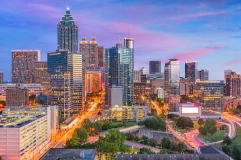 Atlanta, Georgia, USA Skyline Stock Photos