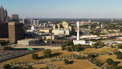 ATLANTA GRADY push in 4k Video stock 168936033